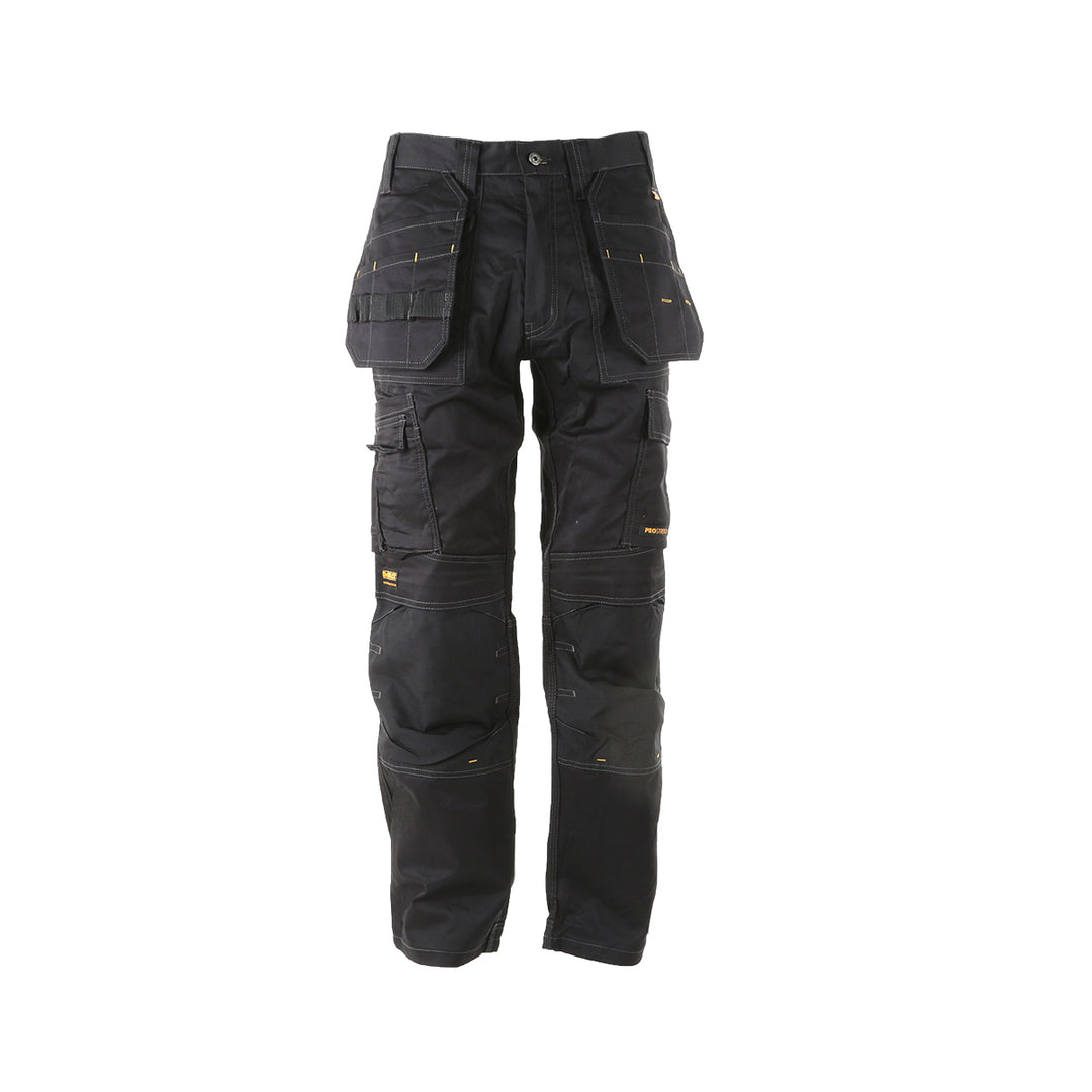 DEWALT ProTradesman Men's Stretch Work Pant Black Front View