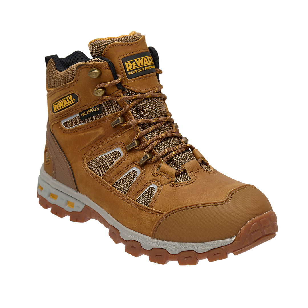 DEWALT Grader Men's Lightweight Work Boot Wheat 3/4 View Right