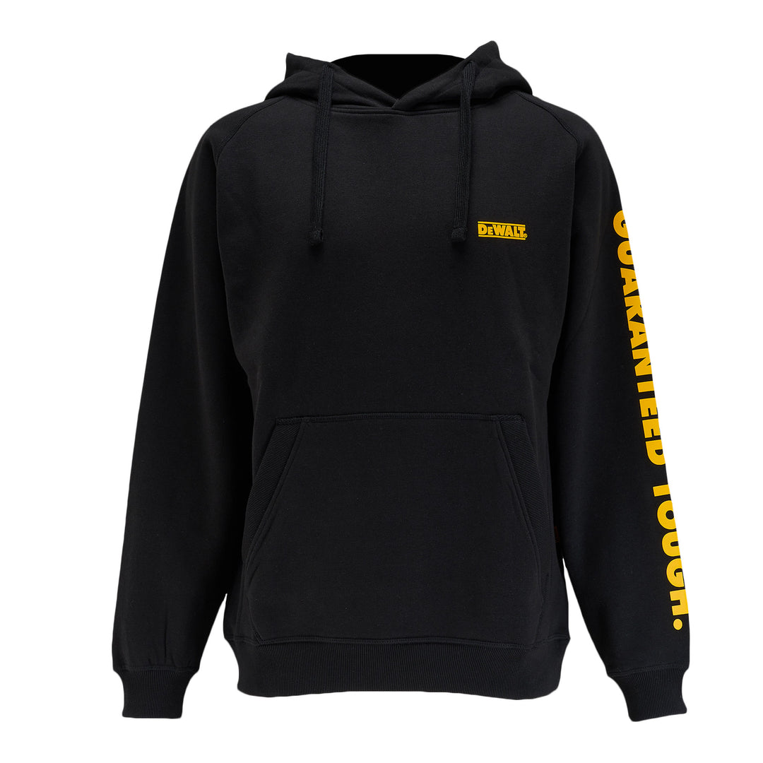 DEWALT Guaranteed Tough Men's Hoodie Black Front View
