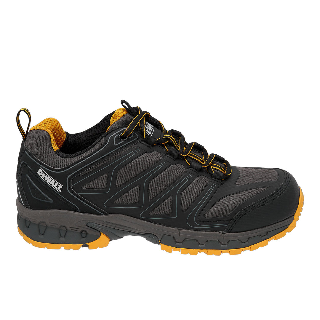 DEWALT Boron Men's Aluminium Safety Toe Work Shoes Black Side View