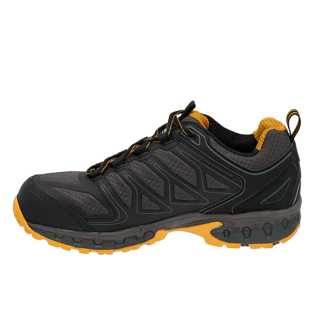 DEWALT Boron Men's Aluminium Safety Toe Work Shoes Black Instep View