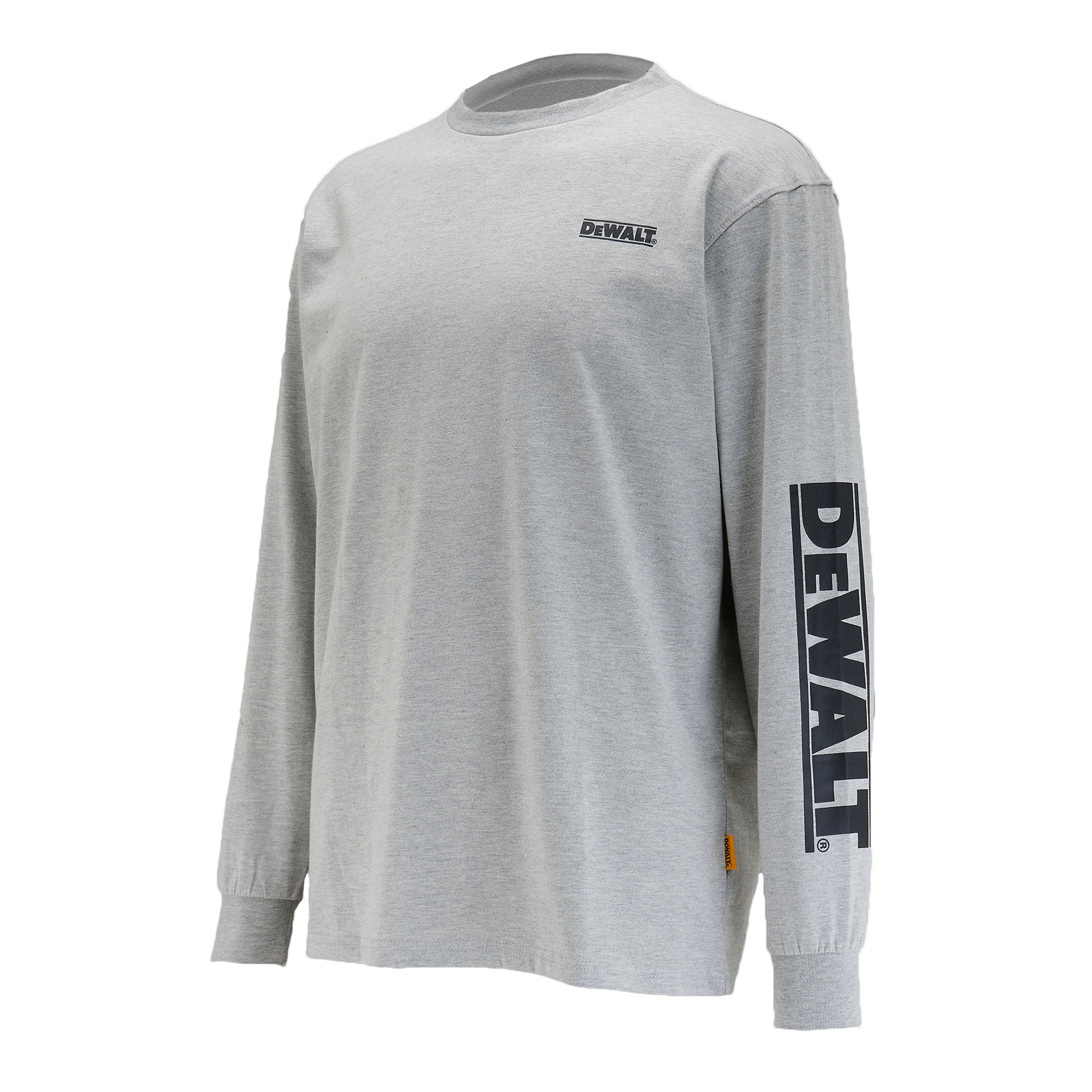 DEWALT Brand Carrier Men's Long Sleeve Cotton Poly T Shirt