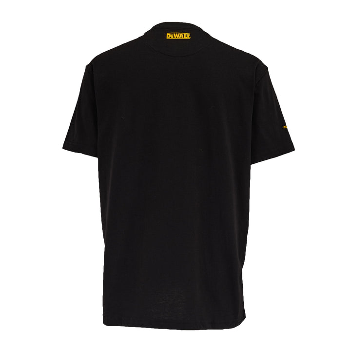 DEWALT Brand Carrier Men's T-Shirt Black Back View