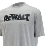 DEWALT Brand Carrier Men's T-Shirt Grey Detail View