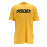 DEWALT Brand Carrier Men's T-Shirt Yellow Front View