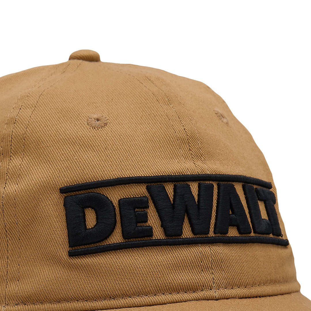 DEWALT Dad Hat Tan Front DEWALT Logo View