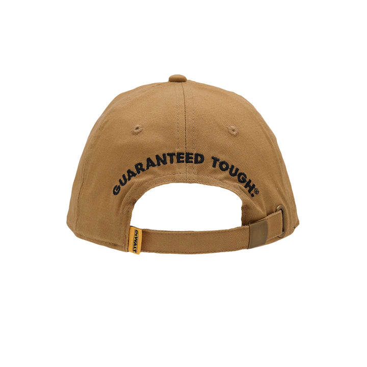 DEWALT Dad Hat Tan Back View