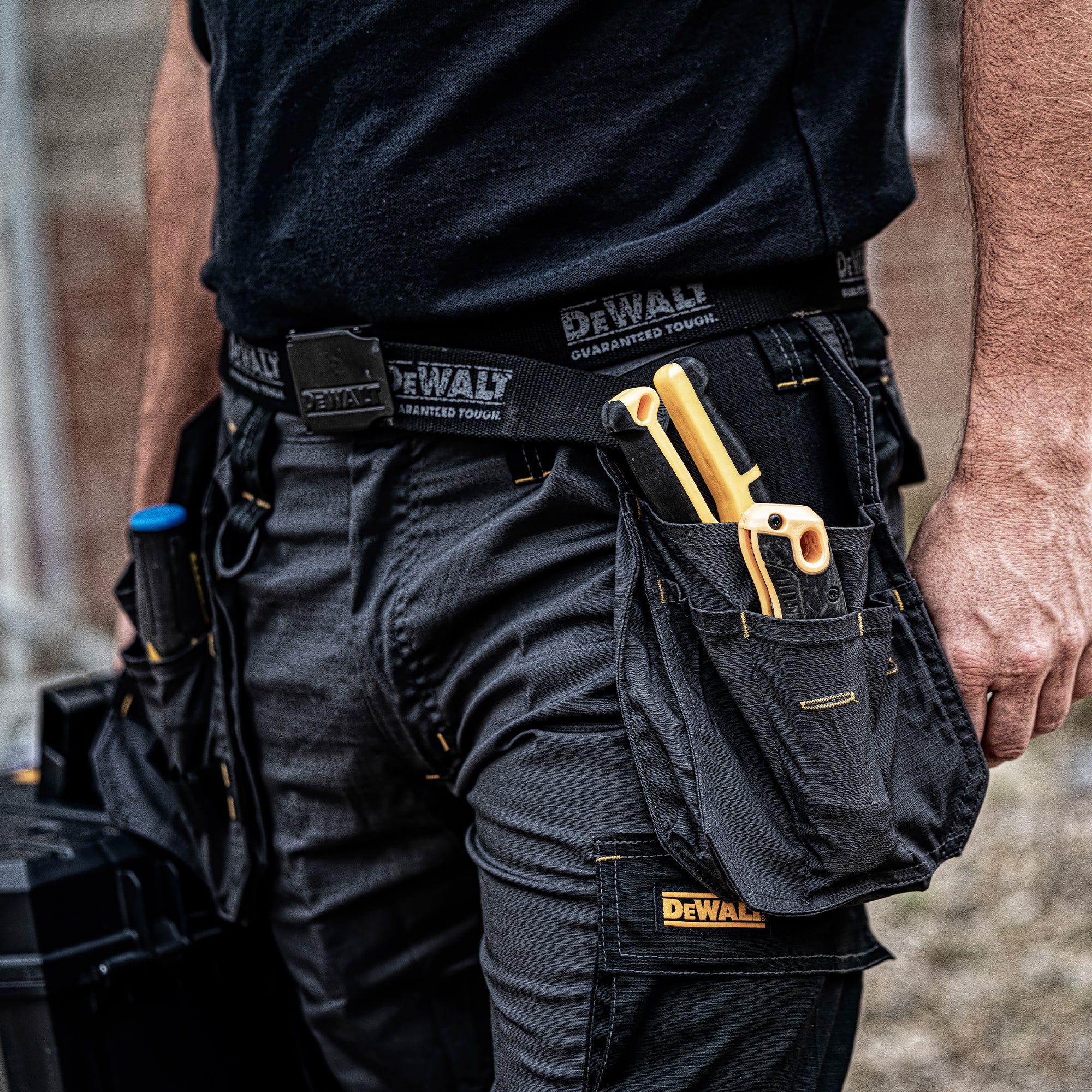 RELAX FIT×WHOLE TOOLS JACKET & SLACKS DEWALT Barstow Men's Pro-Stretch, Holster Pocket, Slim Fit