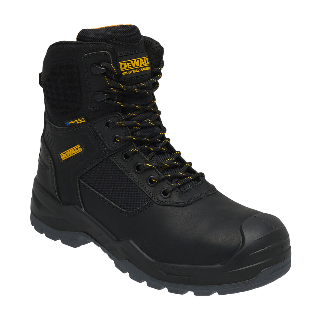 DEWALT Bryant Men's Waterproof, Side Zip, Steel Toe, Leather Work
