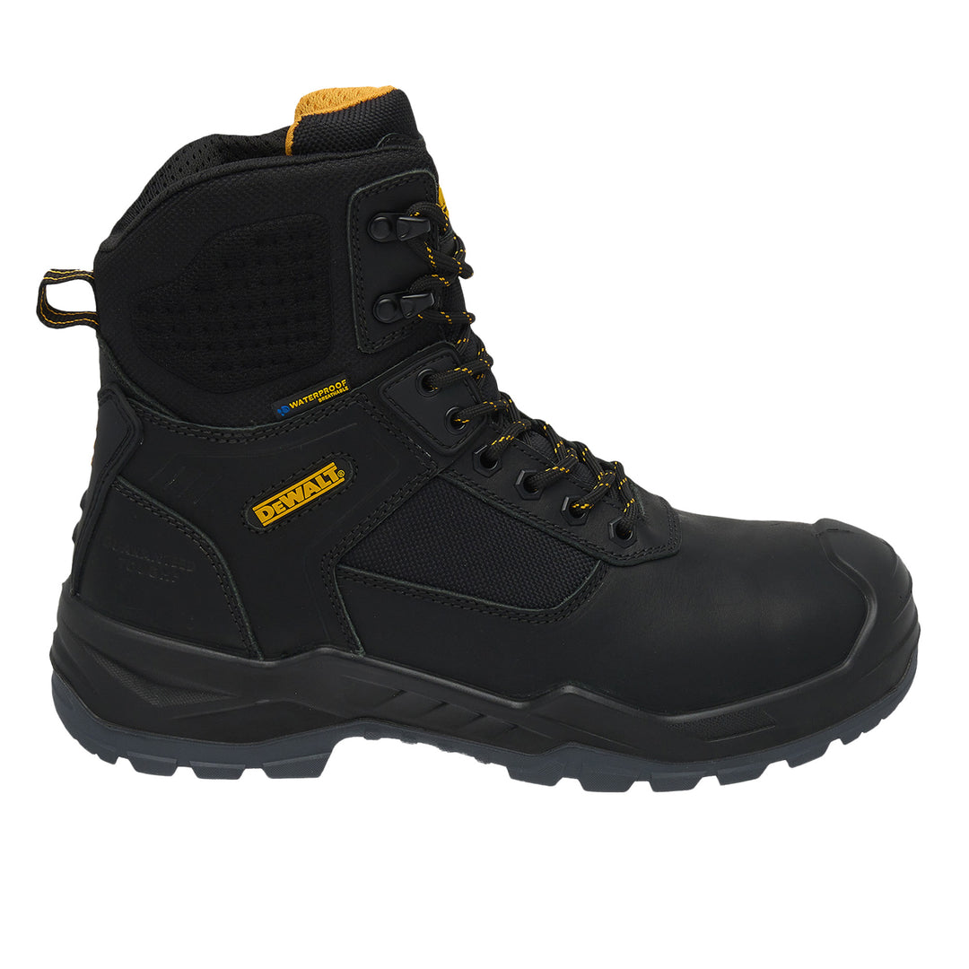 DEWALT Bryant Men's Waterproof, Side Zip, Steel Toe, Leather Work Boot