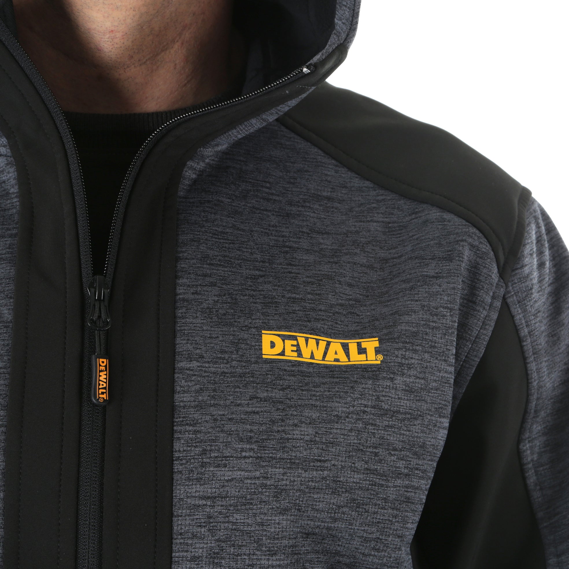 DEWALT Gloucester Men s Waterproof Soft Shell Hooded Work Jacket DEWALT Footwear