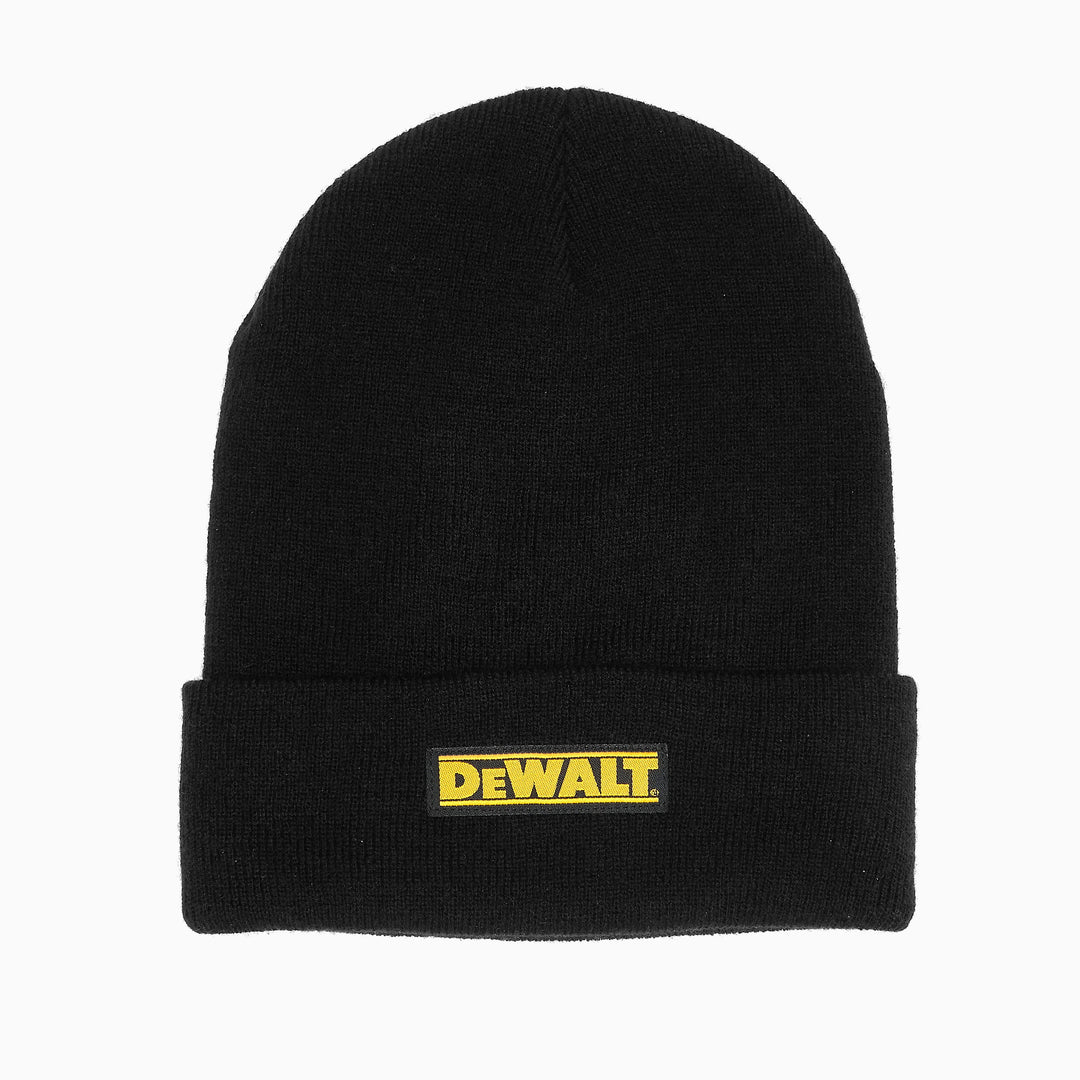 DEWALT Extended Beanie Black Front View