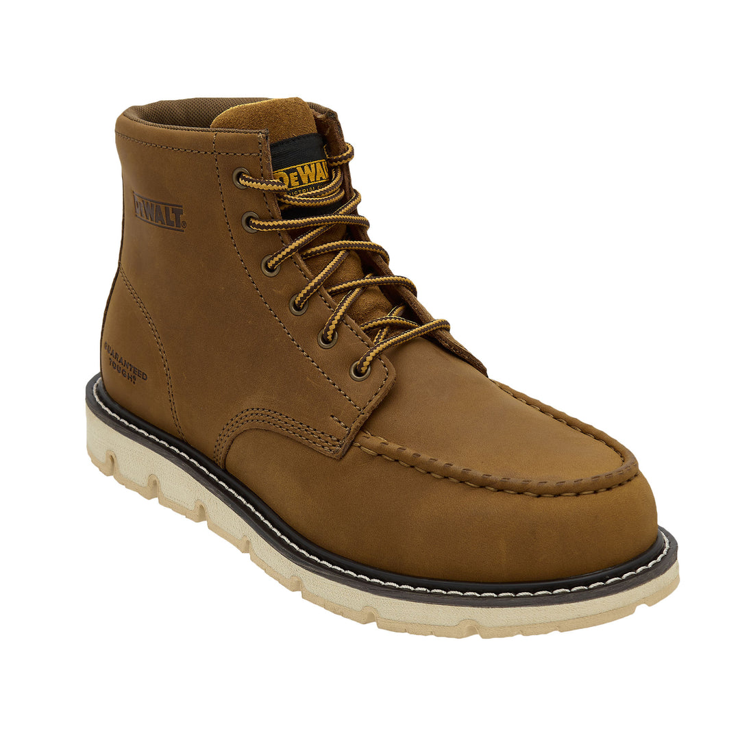 DEWALT Forge Men's Leather, Steel Safety Toe, Moc Toe Work Boot