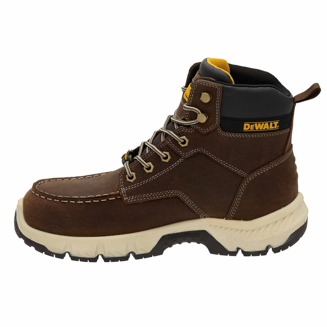 DEWALT Forsyth Men's Steel Toe, Leather, Waterproof Safety Work Boot, Left Side View