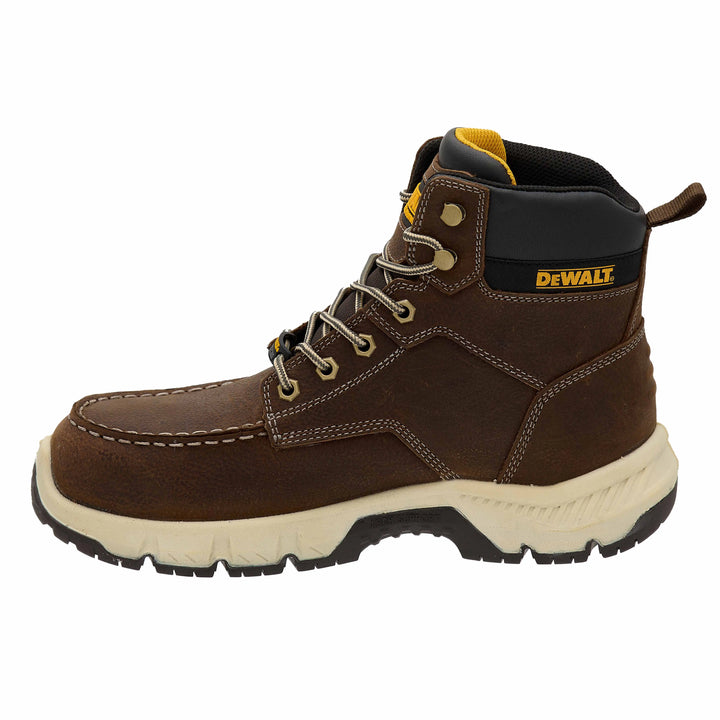 DEWALT Forsyth Men's Steel Toe, Leather, Waterproof Safety Work Boot, Left Side View