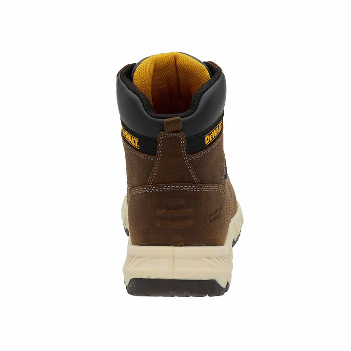 DEWALT Forsyth Men's Steel Toe, Leather, Waterproof Safety Work Boot, Back View