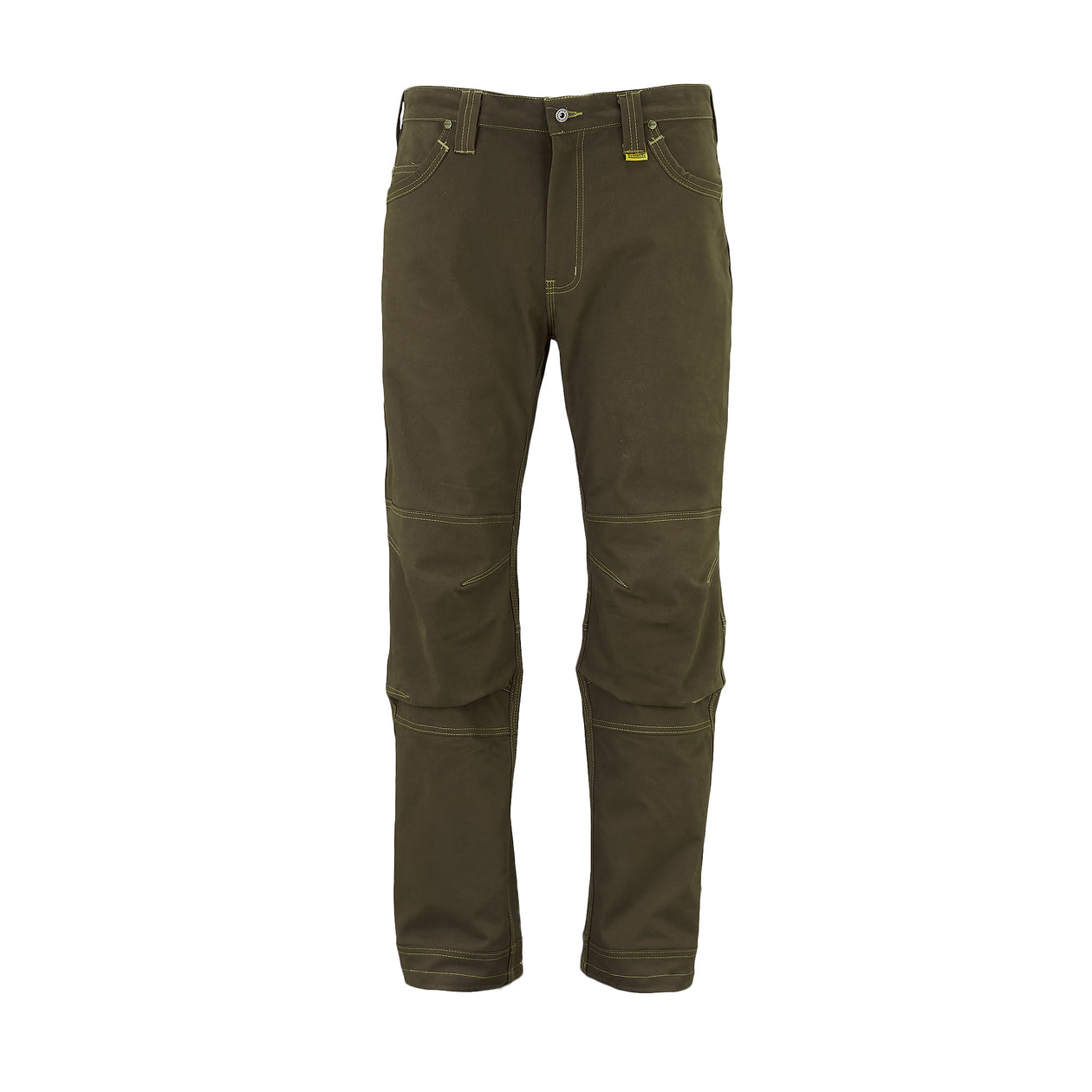 DEWALT Madison Men's Everyday Work Pants Bark Front View