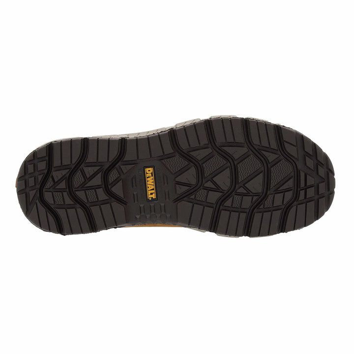 DEWALT Nampa Men's Waterproof, Full Grain Leather, Soft Toe Work Boot, Wheat Poseidon, Bottom View