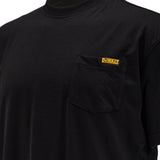 DEWALT Men's Pocket T-Shirt Black Detail View