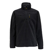 DEWALT Quarter Zip Men's Fleece Black Front View
