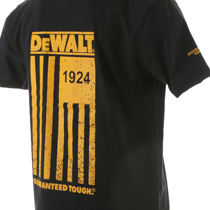 DEWALT Redmond Lightweight, Cottonpoly, Regular Fit, Short Sleeve T-Shirt, Back Right Close View
