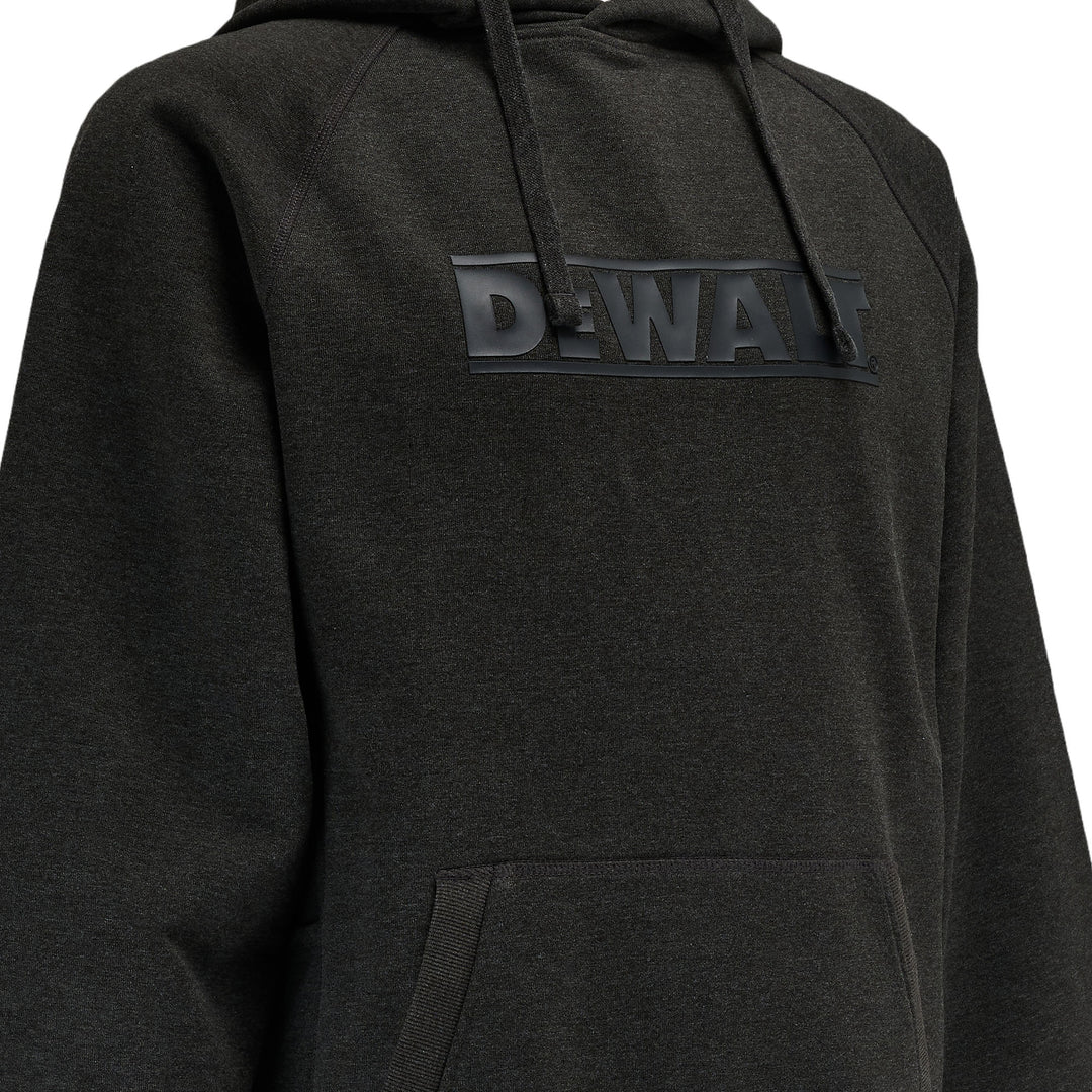 DEWALT Rexburg Men's Water Resistant Hoodie - charcoal color dewalt chest logo