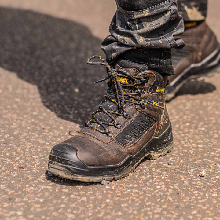 DEWALT Reynolds Men's Leather, Steel Safety Toe, Waterproof Work Boot