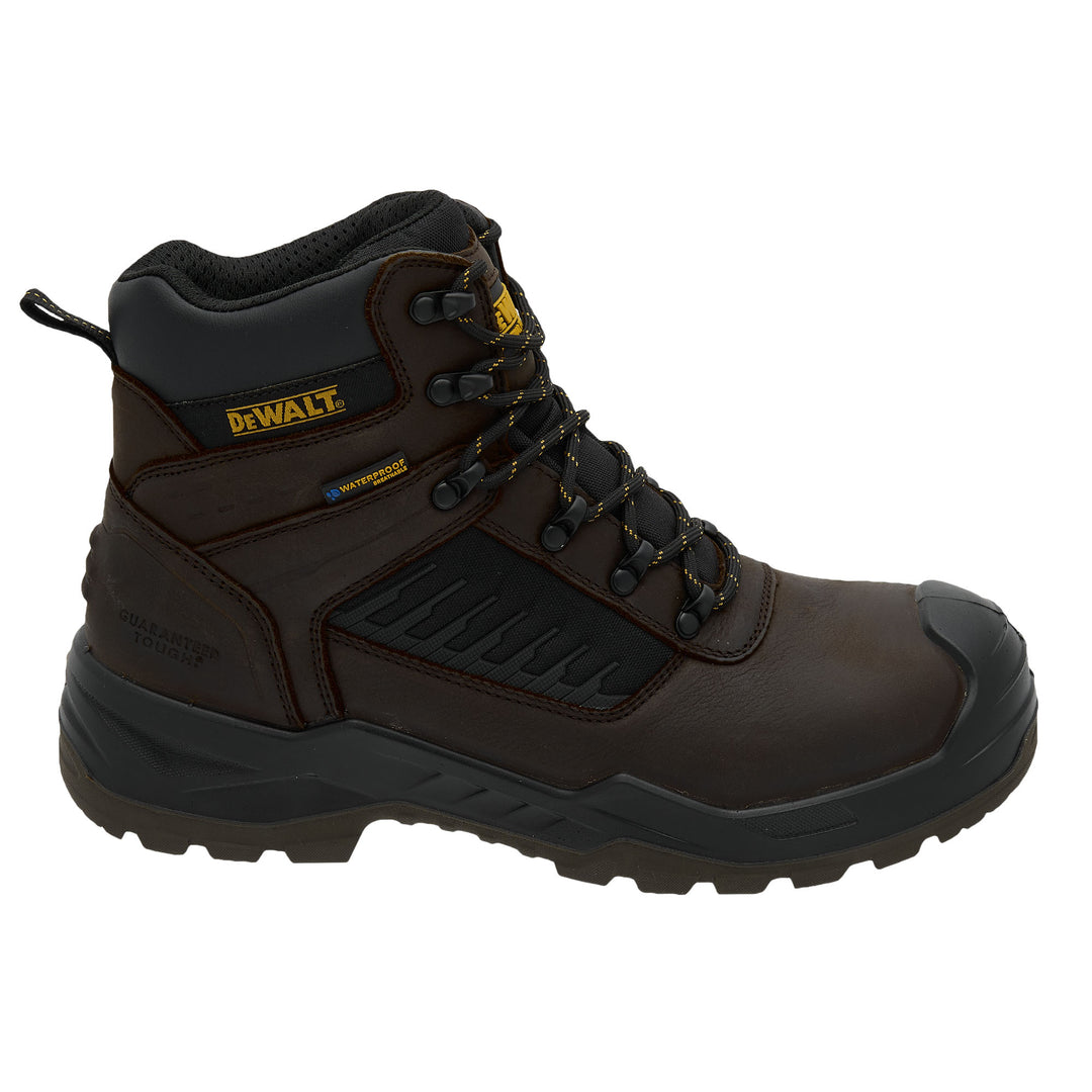 DEWALT Reynolds Men's Leather, Steel Safety Toe, Waterproof Work Boot - Right Side