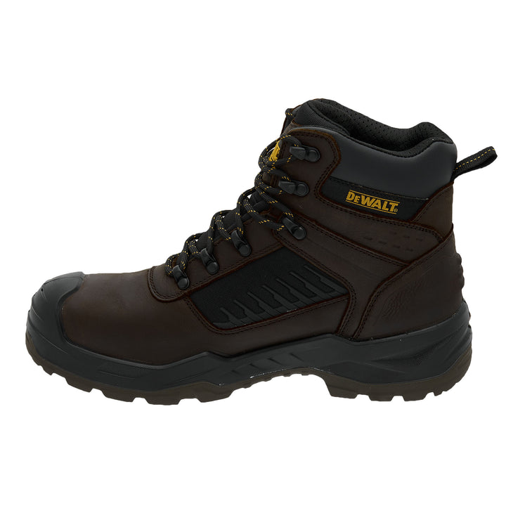 DEWALT Reynolds Men's Leather, Steel Safety Toe, Waterproof Work Boot - Left Side