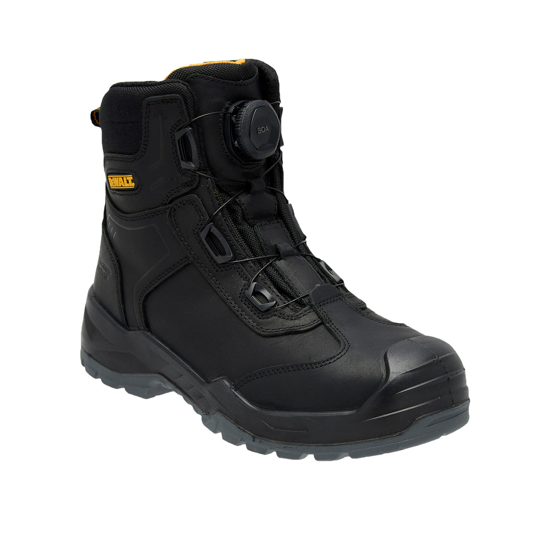 DEWALT Richardson Men's Leather, Steel Safety Toe, Waterproof Work Boot - 3/4 Front Right Side View