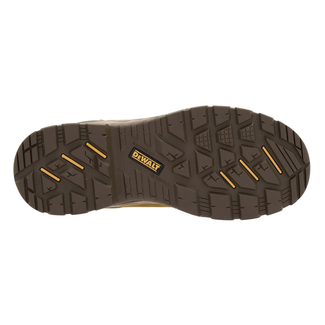 DEWALT Richardson Men's Leather, Steel Safety Toe, Waterproof Work Boot, Clay, Bottom View