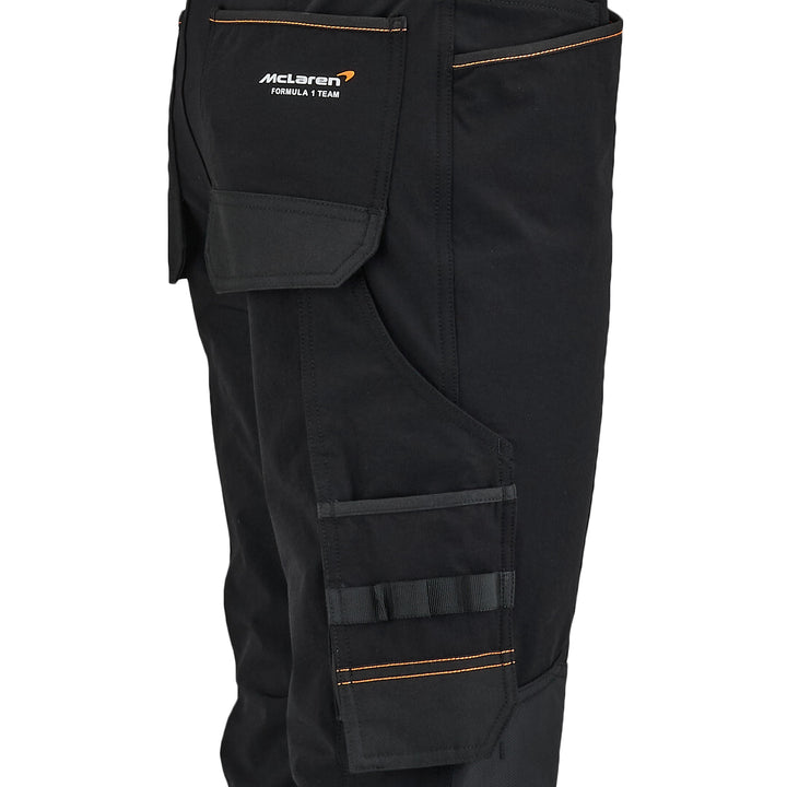 DEWALT x McLaren Webster Men's Stretch, Water Resistant, Slim Fit Work Pants 3/4 Right Side View