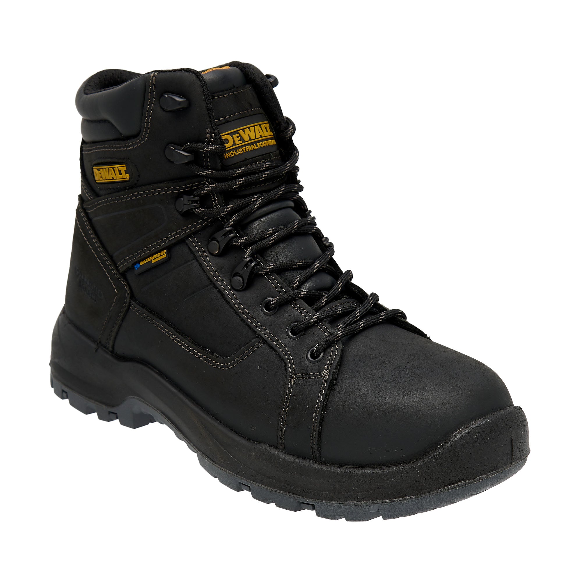 DEWALT Wheeler Men s Waterproof Leather Plain Toe Work Boot DEWALT Footwear