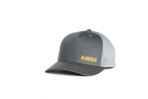 DEWALT Oakdale Trucker Hat - Grey with Light Grey Mesh