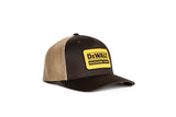 DEWALT Oakdale Trucker Hat - Tan Mesh with Bark Patch
